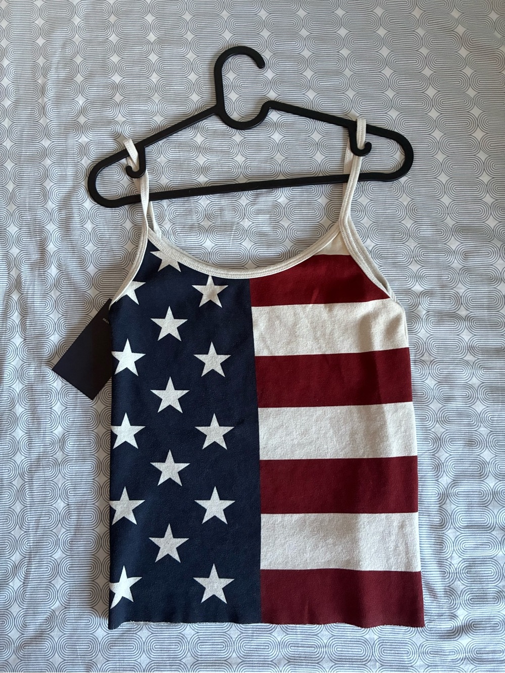 Brandy Melville Red, White & Blue Stars Tank Top